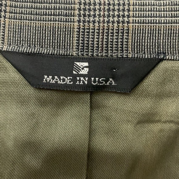 Nordstrom Chaps By Ralph Lauren Mens Virgin Wool Suit Blazer main color Gray - Picture 9 of 16